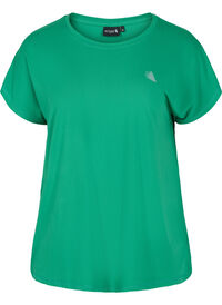Ensfarvet trænings t-shirt