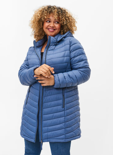 Letvægts jakke med aftagelig hætte og lommer, Bering Sea, Model image number 0