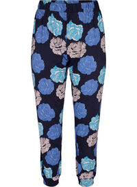 Bomulds natbukser med blomsterprint