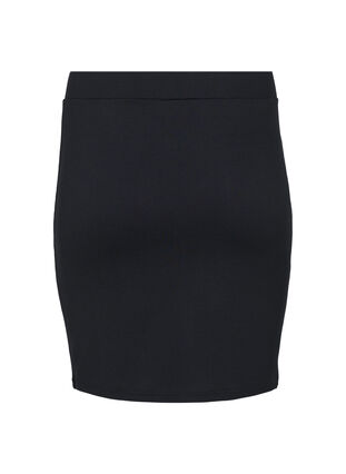 Tætsiddende nederdel med snøre, Black, Packshot image number 1