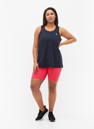 Tætsiddende træningsshorts , Azalea, Model image number 2