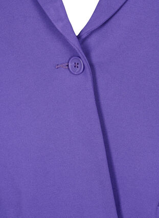 Enkel blazer med knaplukning, Ultra Violet, Packshot image number 2