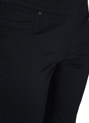 Tætsiddende shorts med baglommer, Black, Packshot image number 2