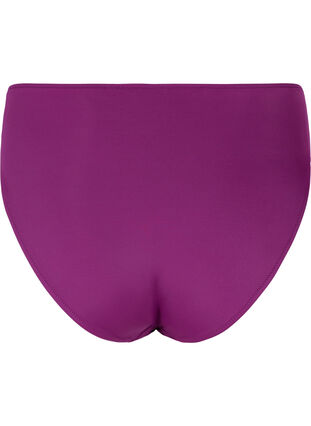 Højtaljet tai bikini trusse, Dark Purple, Packshot image number 1