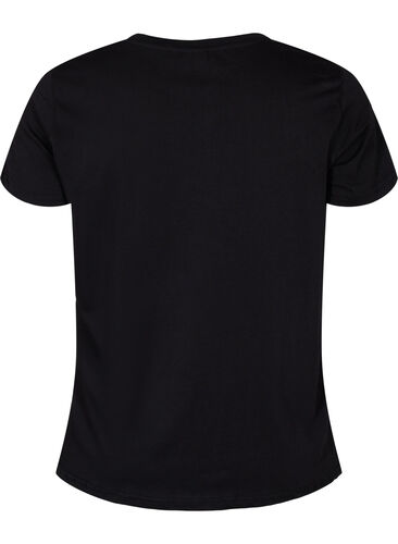 Trænings t-shirt med print, Black A.C.T.V, Packshot image number 1