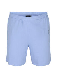 Sweatshorts med tekstprint