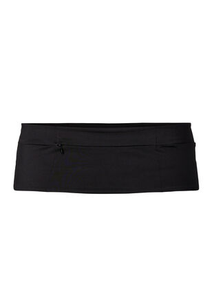 Løbebælte med lynlåslommer, Black, Packshot image number 1