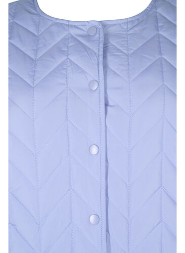 Quiltet jakke med knapper, Eventide, Packshot image number 2