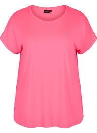 Ensfarvet trænings t-shirt