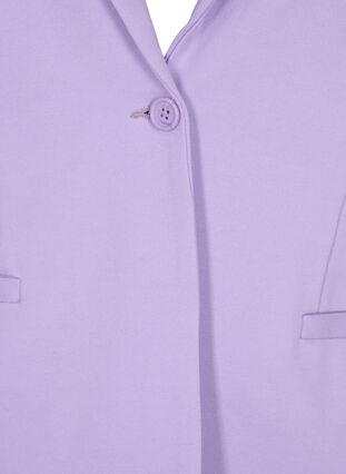 Enkel blazer med knaplukning, Purple Rose, Packshot image number 2