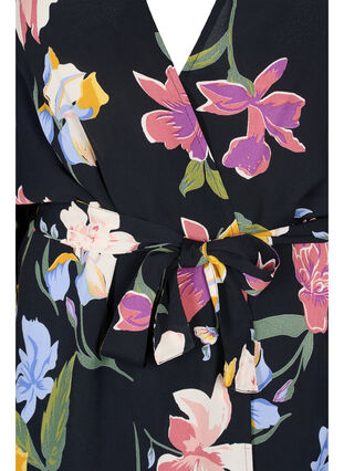 Blomstret kimono i viskose, Big Flower AOP, Packshot image number 2
