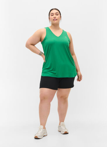 Træningstop med v-udskæring, Jolly Green, Model image number 2