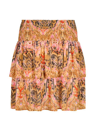 Nederdel med smock og print, Colorful Ethnic, Packshot image number 1