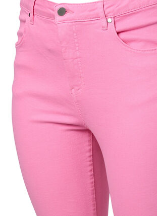 Højtaljede Amy jeans med super slim fit, Rosebloom, Packshot image number 2