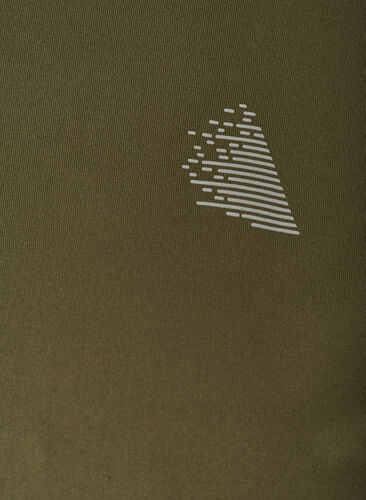 Ensfarvet trænings t-shirt, Ivy Green, Packshot image number 2