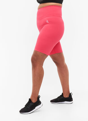Tætsiddende træningsshorts , Azalea, Model image number 0
