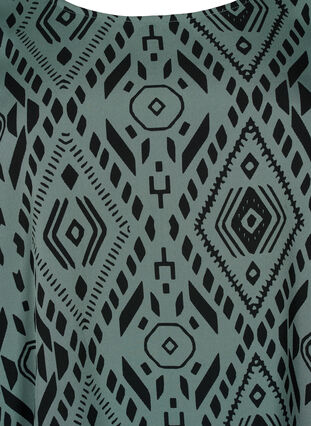 FLASH - Bluse med korte ærmer og print, Balsam Graphic, Packshot image number 2