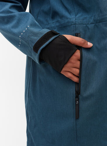 Softshell jakke med aftagelig hætte, Stargazer Mel., Model image number 2